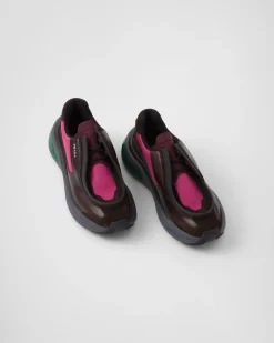 Hombre Prada ZAPATILLAS DEPORTIVAS^Zapatillas Deportivas Systeme De Piel Cepillada Con Tejido Técnico Y Elementos De Ante