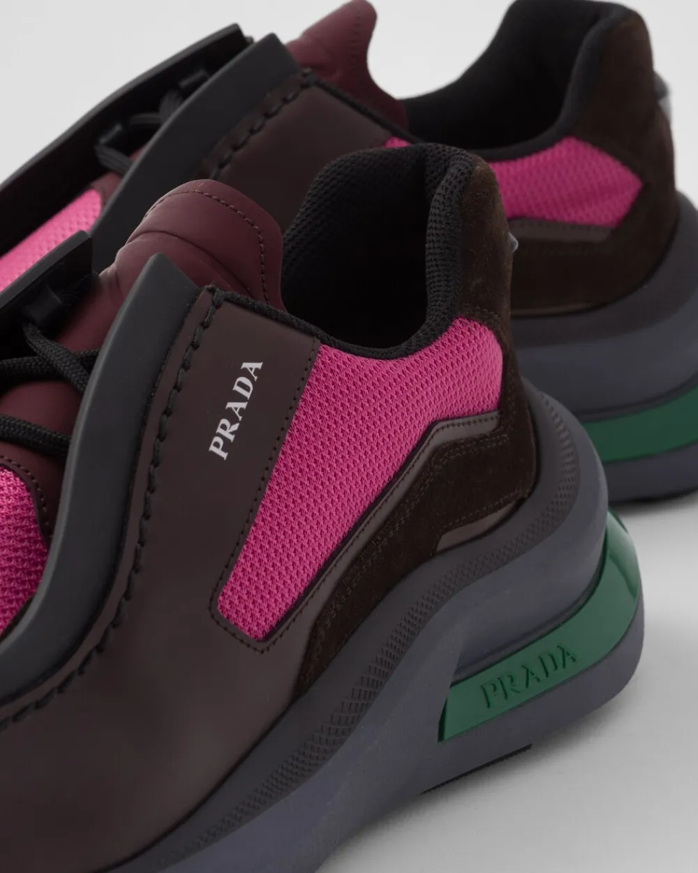 Hombre Prada ZAPATILLAS DEPORTIVAS^Zapatillas Deportivas Systeme De Piel Cepillada Con Tejido Técnico Y Elementos De Ante