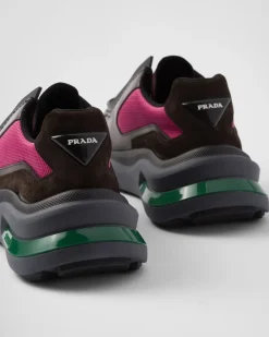 Hombre Prada ZAPATILLAS DEPORTIVAS^Zapatillas Deportivas Systeme De Piel Cepillada Con Tejido Técnico Y Elementos De Ante