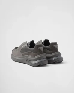 Hombre Prada ZAPATOS CON CORDONES^Zapatillas Deportivas Systeme De Piel Cepillada Con Tejido Técnico Y Elementos De Ante