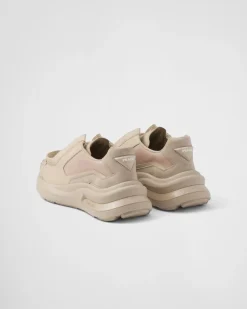 Hombre Prada ZAPATOS CON CORDONES^Zapatillas Deportivas Systeme De Piel Cepillada Con Tejido Técnico Y Elementos De Ante