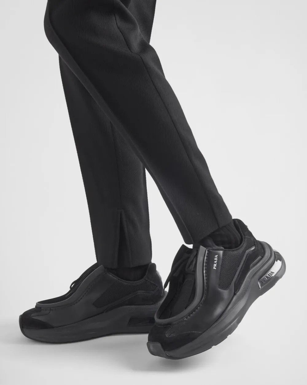 Hombre Prada ZAPATILLAS DEPORTIVAS^Zapatillas Deportivas Systeme De Piel Cepillada Con Tejido Técnico Y Elementos De Ante