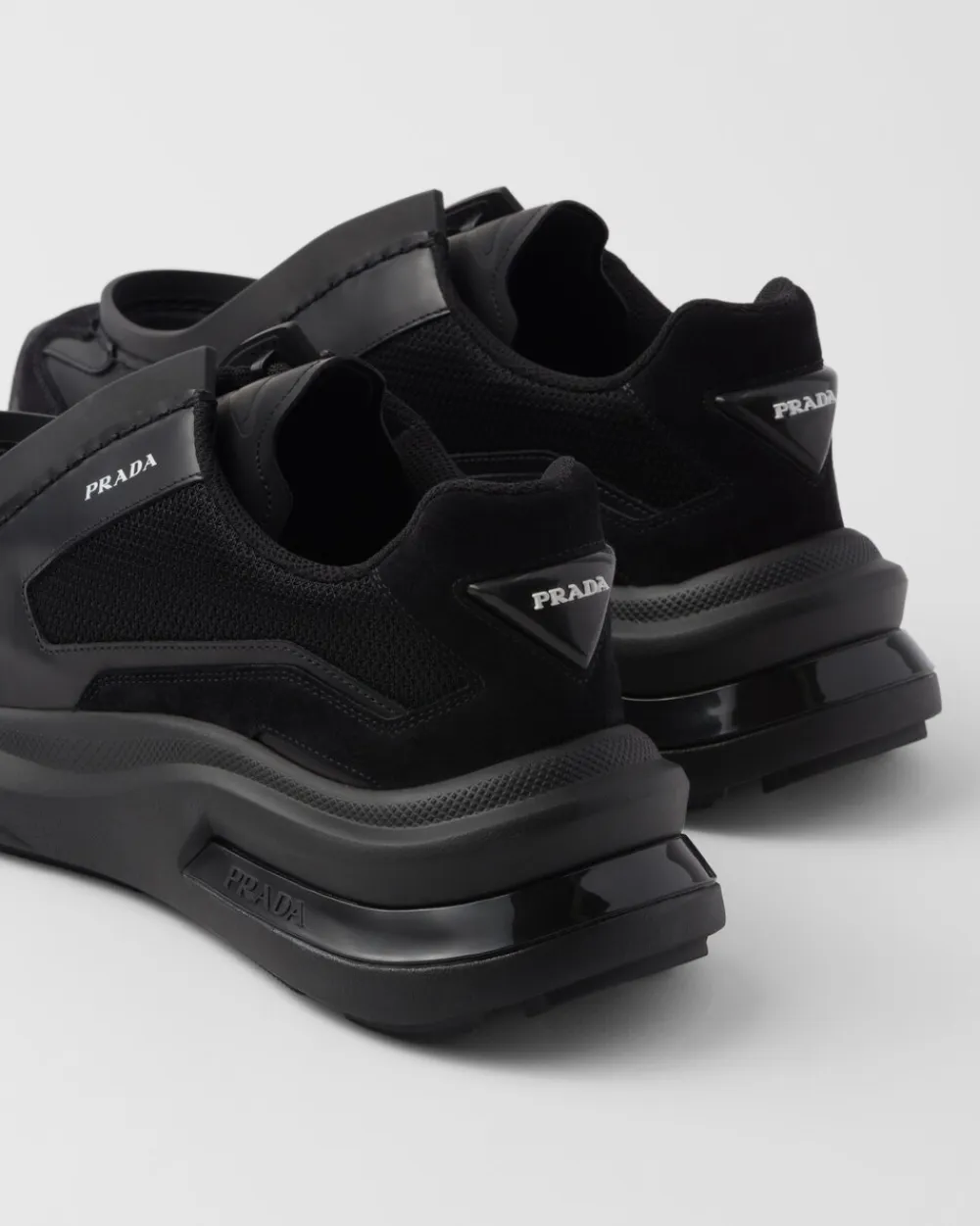 Hombre Prada ZAPATILLAS DEPORTIVAS^Zapatillas Deportivas Systeme De Piel Cepillada Con Tejido Técnico Y Elementos De Ante