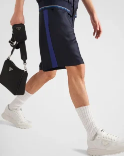Hombre Prada ZAPATILLAS DEPORTIVAS^Zapatillas De Re-nylon Y Piel Cepillada