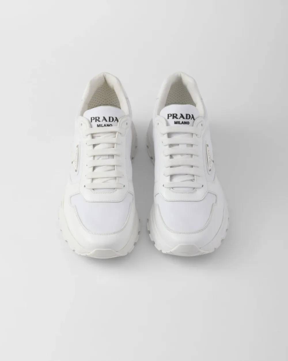 Hombre Prada ZAPATILLAS DEPORTIVAS^Zapatillas De Re-nylon Y Piel Cepillada