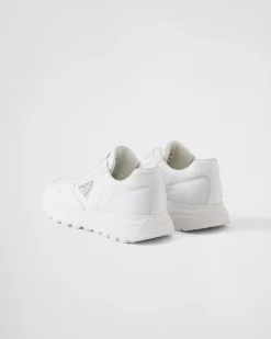 Hombre Prada ZAPATILLAS DEPORTIVAS^Zapatillas De Re-nylon Y Piel Cepillada