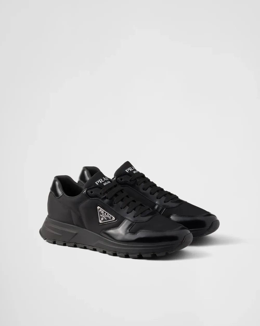 Hombre Prada ZAPATILLAS DEPORTIVAS^Zapatillas De Re-nylon Y Piel Cepillada