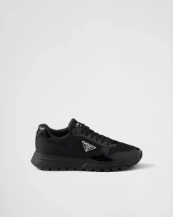 Hombre Prada ZAPATILLAS DEPORTIVAS^Zapatillas De Re-nylon Y Piel Cepillada