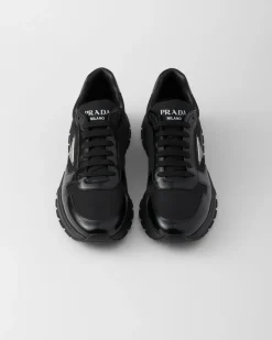 Hombre Prada ZAPATILLAS DEPORTIVAS^Zapatillas De Re-nylon Y Piel Cepillada