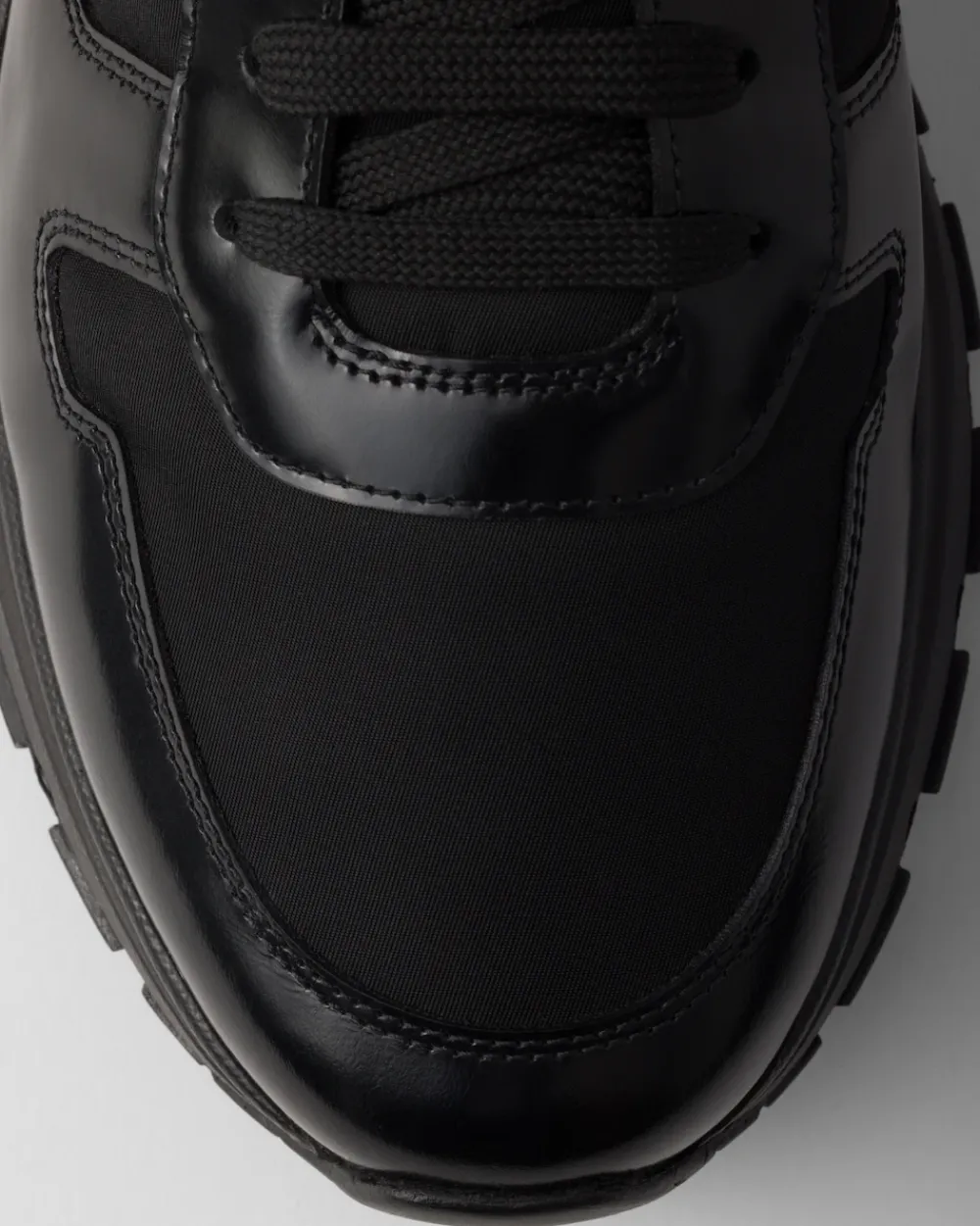 Hombre Prada ZAPATILLAS DEPORTIVAS^Zapatillas De Re-nylon Y Piel Cepillada