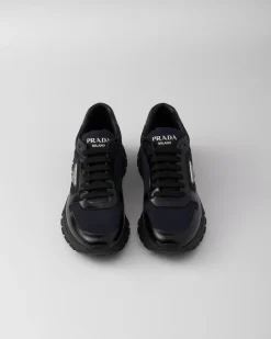 Hombre Prada ZAPATILLAS DEPORTIVAS^Zapatillas De Re-nylon Y Piel Cepillada