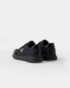 Hombre Prada ZAPATILLAS DEPORTIVAS^Zapatillas De Re-nylon Y Piel Cepillada
