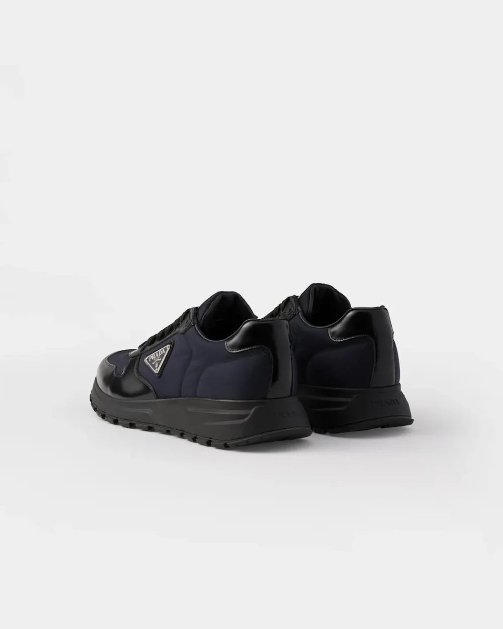Hombre Prada ZAPATILLAS DEPORTIVAS^Zapatillas De Re-nylon Y Piel Cepillada