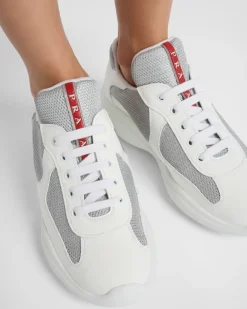 Mujer Prada ZAPATILLAS DEPORTIVAS^Zapatillas De Tejido Biker America's Cup