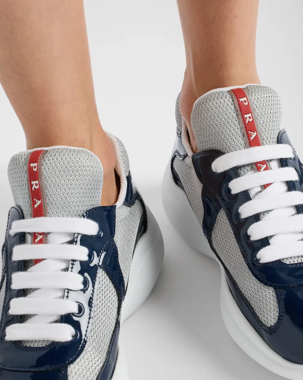 Mujer Prada ZAPATILLAS DEPORTIVAS^Zapatillas De Tejido Biker America's Cup