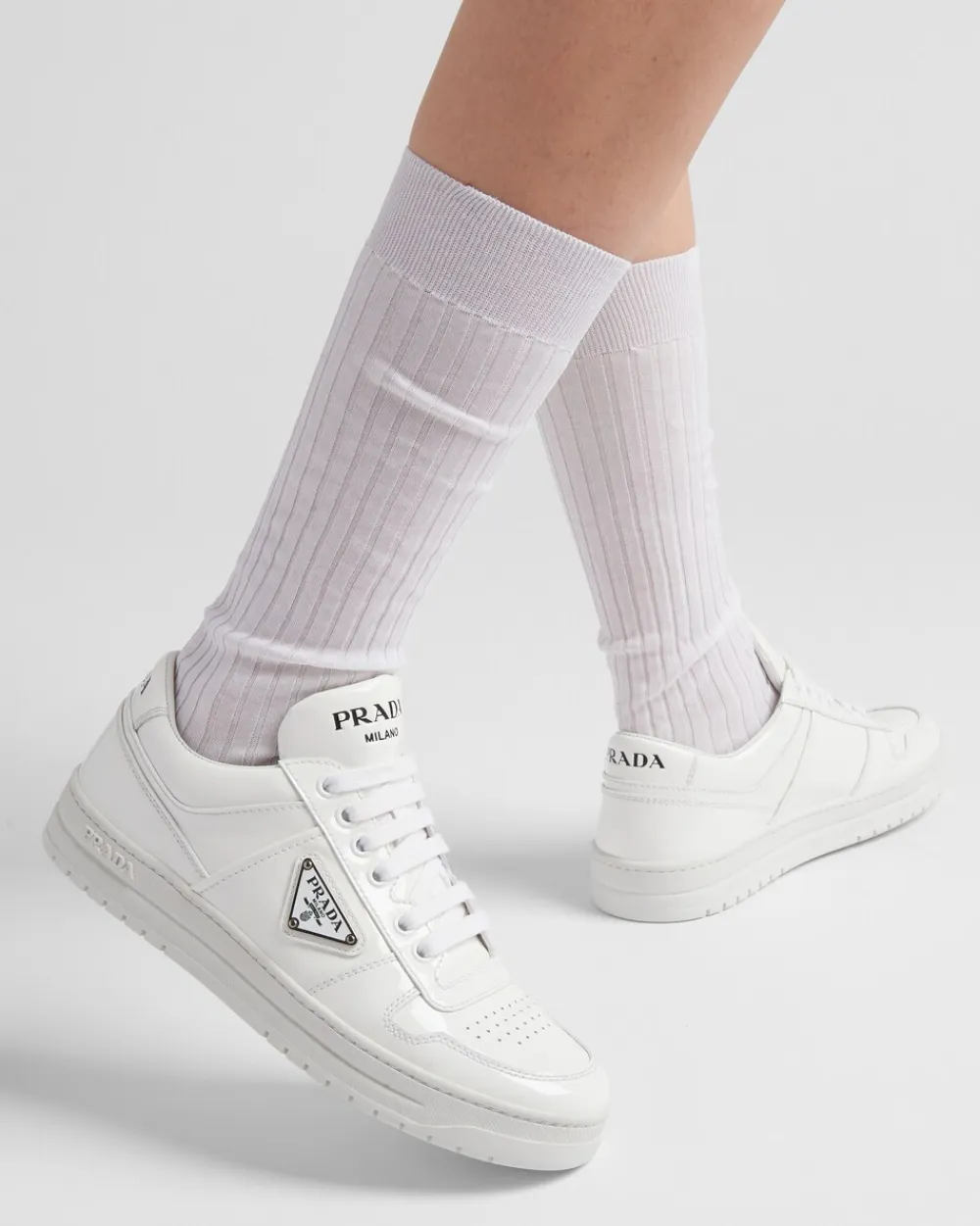 Mujer Prada ZAPATILLAS DEPORTIVAS^Zapatillas Downtown De Charol