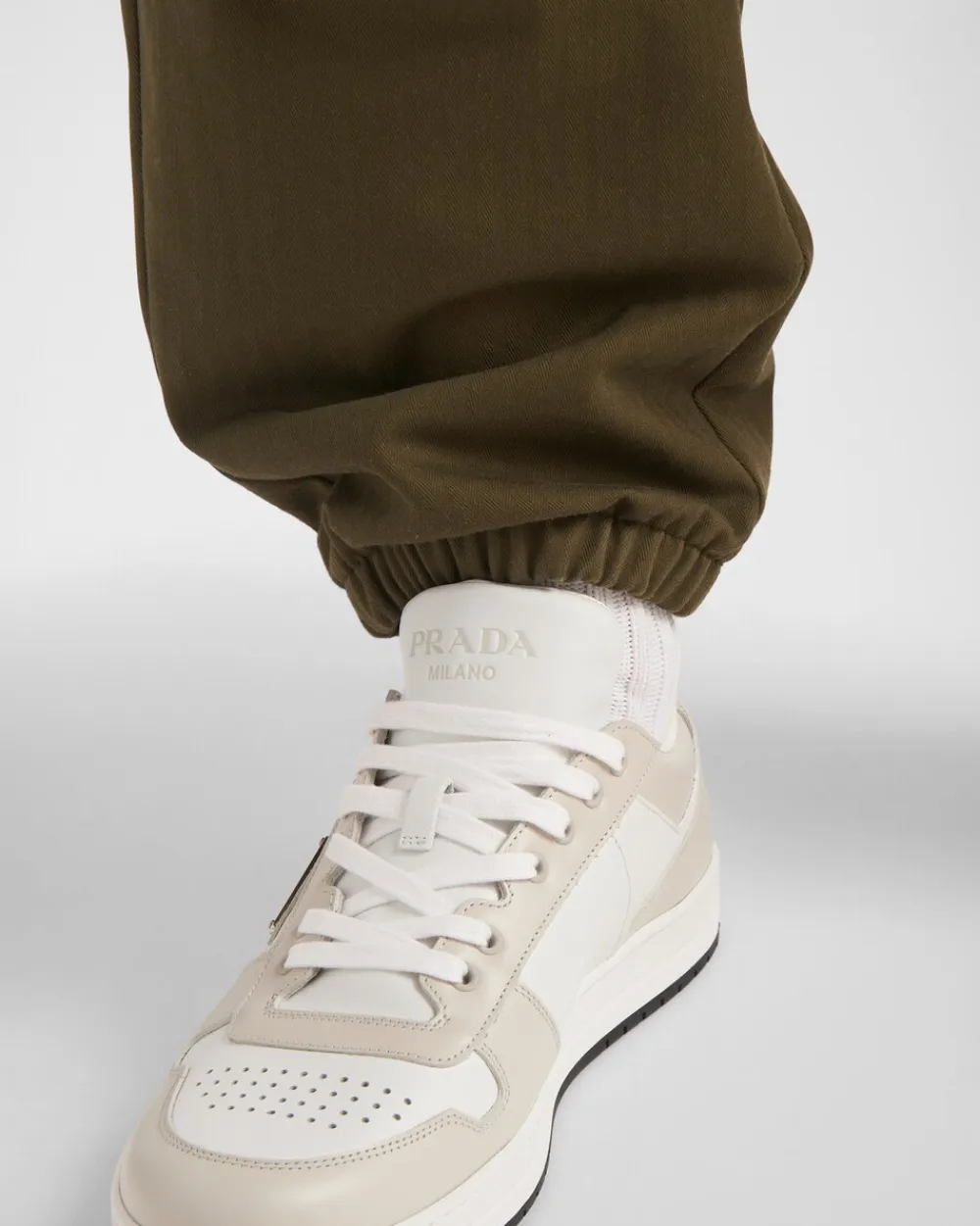 Hombre Prada ZAPATILLAS DEPORTIVAS^Zapatillas Downtown De Piel