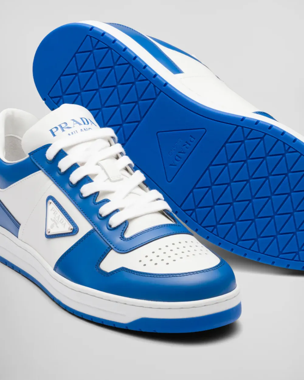 Hombre Prada ZAPATILLAS DEPORTIVAS^Zapatillas Downtown De Piel