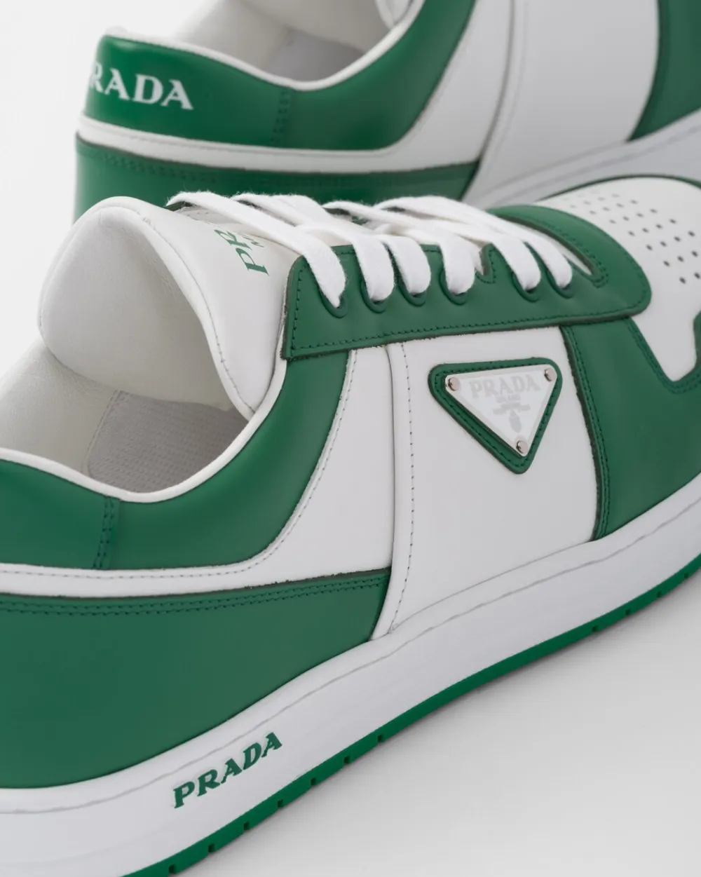 Hombre Prada ZAPATILLAS DEPORTIVAS^Zapatillas Downtown De Piel
