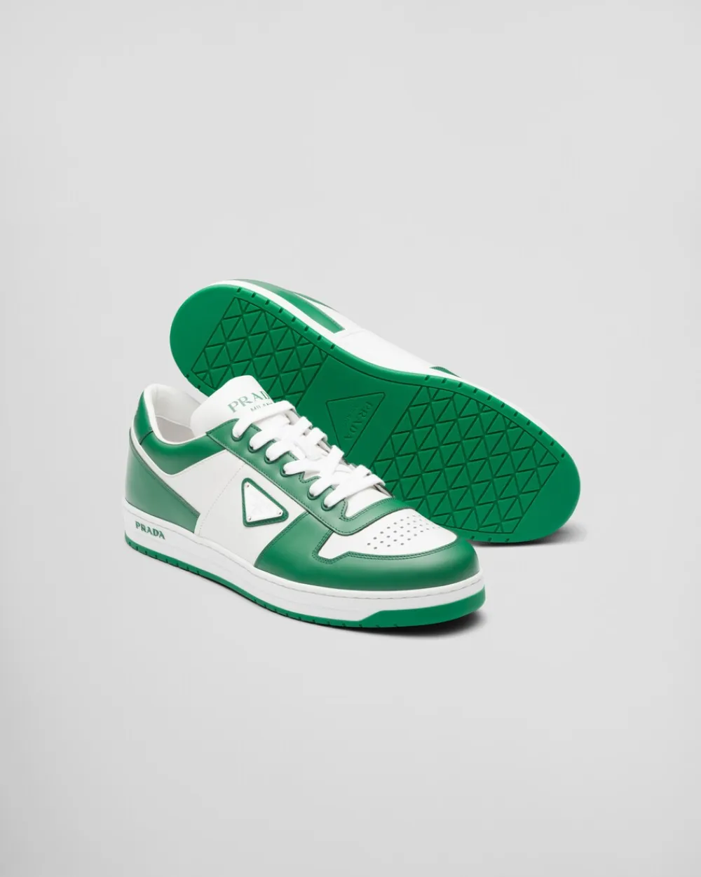 Hombre Prada ZAPATILLAS DEPORTIVAS^Zapatillas Downtown De Piel