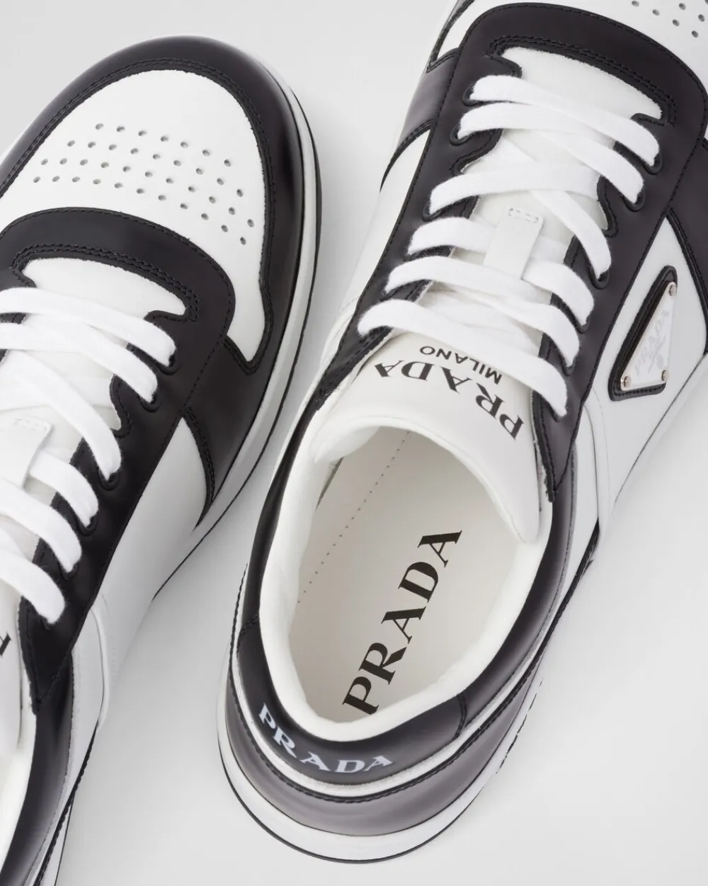 Hombre Prada ZAPATILLAS DEPORTIVAS^Zapatillas Downtown De Piel