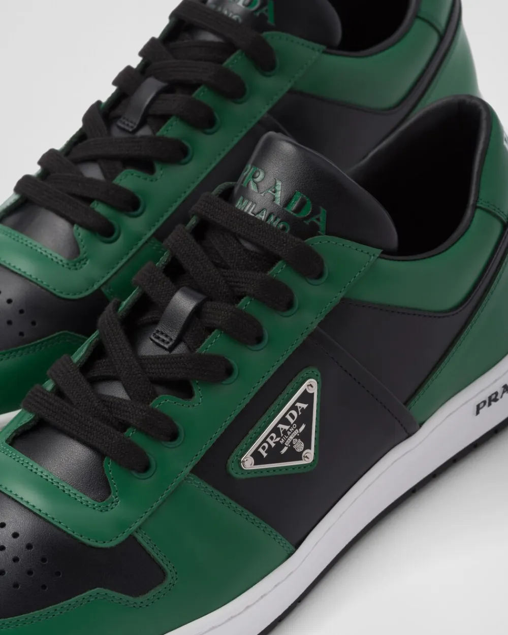 Hombre Prada ZAPATILLAS DEPORTIVAS^Zapatillas Downtown De Piel
