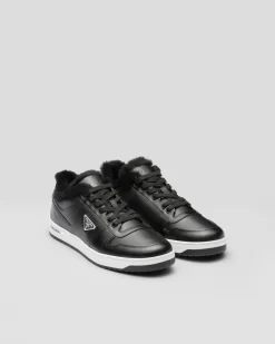 Hombre Prada ZAPATILLAS DEPORTIVAS^Zapatillas Downtown De Piel