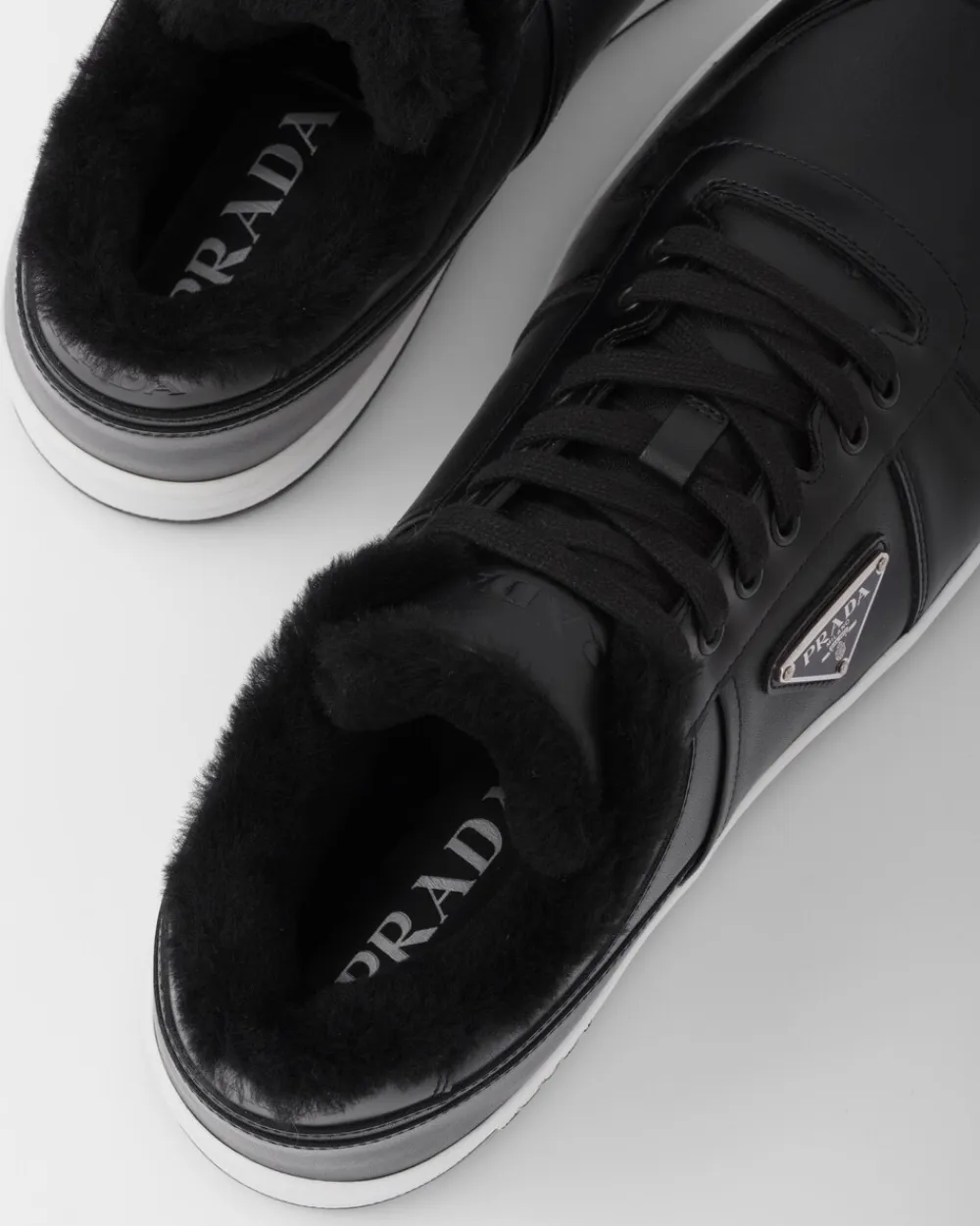Hombre Prada ZAPATILLAS DEPORTIVAS^Zapatillas Downtown De Piel