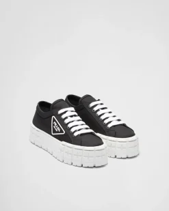 Mujer Prada COLECCIÓN FEMENINA|ZAPATILLAS DEPORTIVAS^Zapatillas En Gabardina Double Wheel De Re-nylon