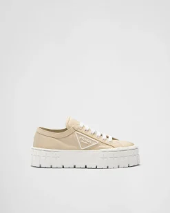 Mujer Prada COLECCIÓN FEMENINA|ZAPATILLAS DEPORTIVAS^Zapatillas En Gabardina Double Wheel De Re-nylon