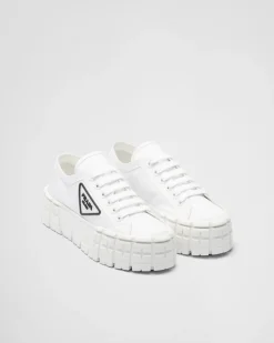 Mujer Prada COLECCIÓN FEMENINA|ZAPATILLAS DEPORTIVAS^Zapatillas En Gabardina Double Wheel De Re-nylon