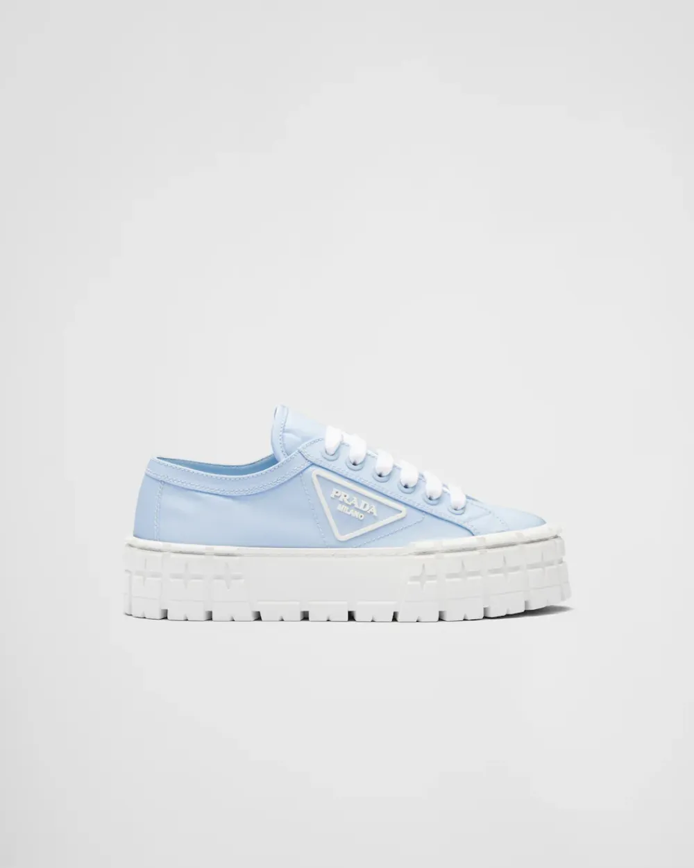 Prada COLECCIÓN FEMENINA^Zapatillas En Gabardina Double Wheel De Re-nylon