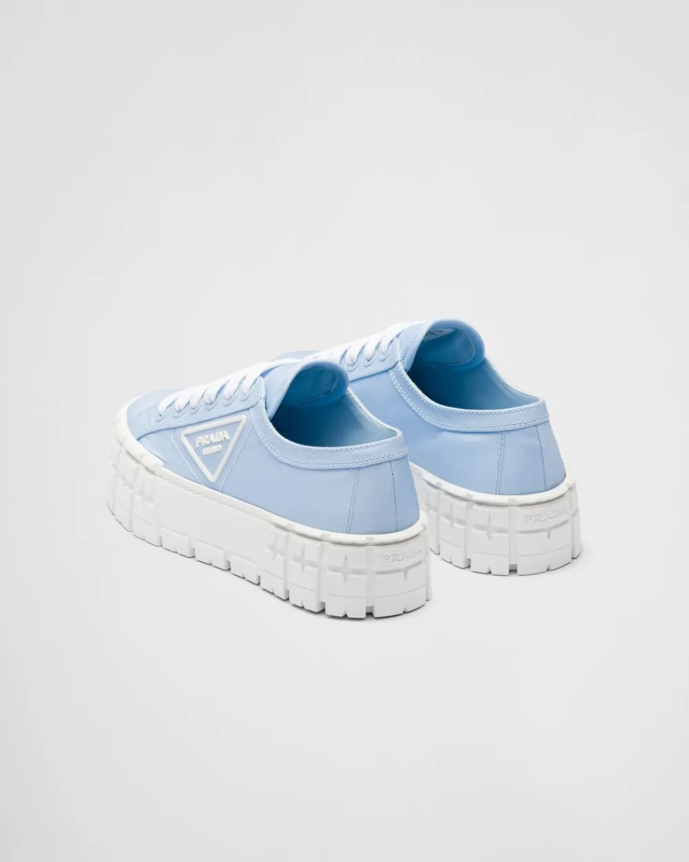 Prada COLECCIÓN FEMENINA^Zapatillas En Gabardina Double Wheel De Re-nylon