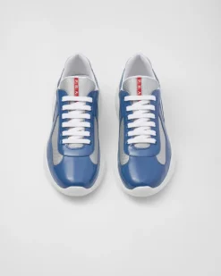 Hombre Prada ZAPATILLAS DEPORTIVAS^Zapatillas America's Cup De Charol Y Tejido Técnico