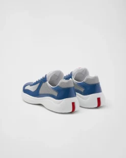 Hombre Prada ZAPATILLAS DEPORTIVAS^Zapatillas America's Cup De Charol Y Tejido Técnico