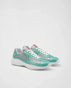 Hombre Prada AMERICA'S CUP|ZAPATILLAS DEPORTIVAS^Zapatillas America's Cup De Charol Y Tejido Técnico