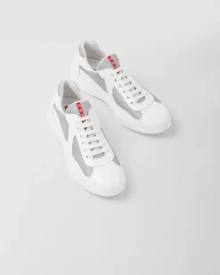 Hombre Prada ZAPATOS|ZAPATILLAS DEPORTIVAS^Zapatillas America's Cup De Charol Y Tejido Técnico