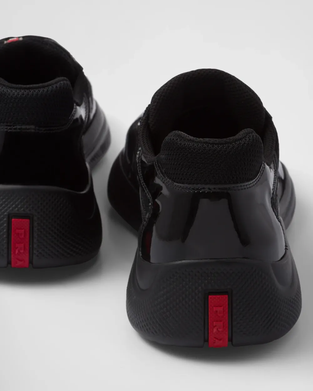 Hombre Prada ZAPATOS|ZAPATILLAS DEPORTIVAS^Zapatillas America's Cup De Charol Y Tejido Técnico