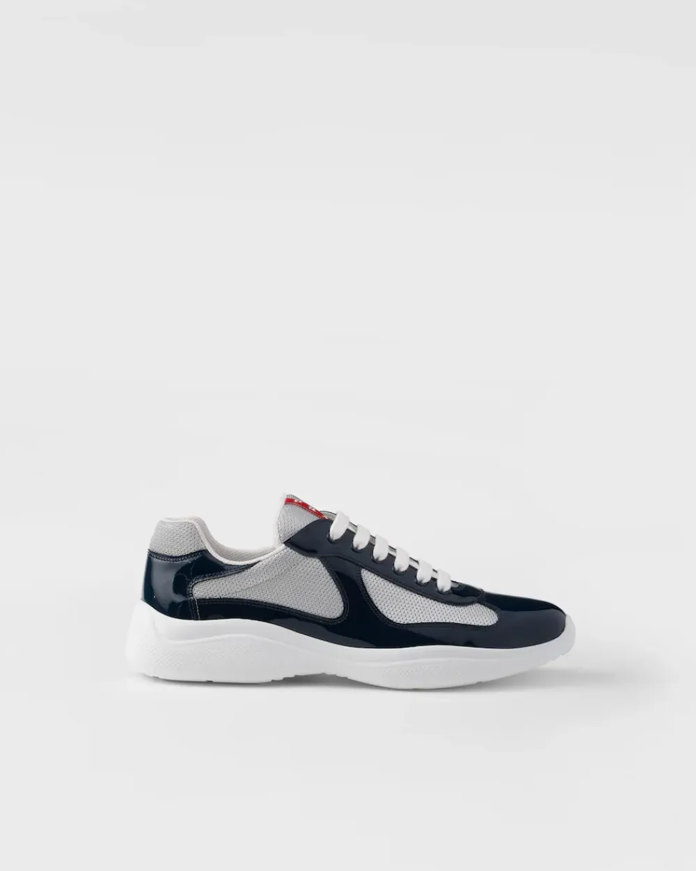 Hombre Prada ZAPATOS|ZAPATILLAS DEPORTIVAS^Zapatillas America's Cup De Charol Y Tejido Técnico