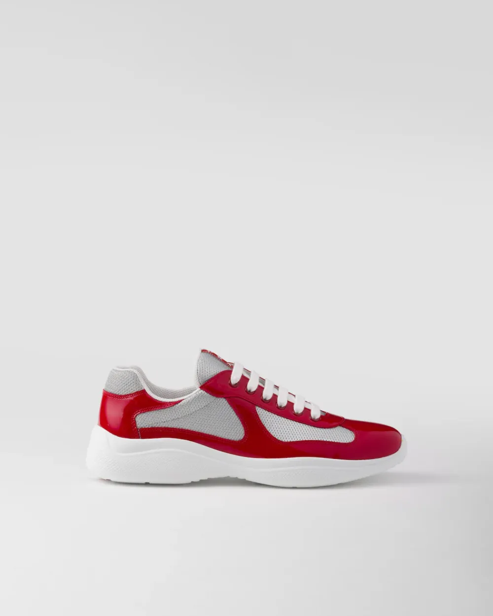 Hombre Prada ZAPATOS|ZAPATILLAS DEPORTIVAS^Zapatillas America's Cup De Charol Y Tejido Técnico
