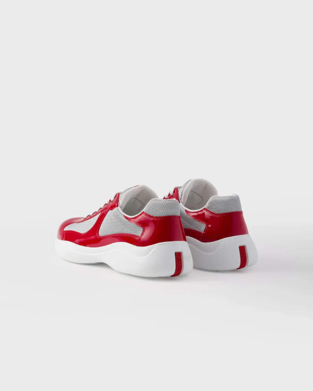 Hombre Prada ZAPATOS|ZAPATILLAS DEPORTIVAS^Zapatillas America's Cup De Charol Y Tejido Técnico