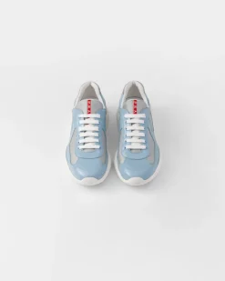Hombre Prada ZAPATOS|ZAPATILLAS DEPORTIVAS^Zapatillas America's Cup De Charol Y Tejido Técnico