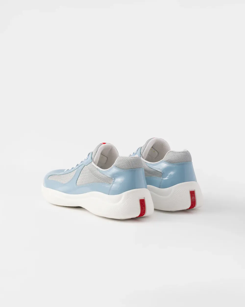 Hombre Prada ZAPATOS|ZAPATILLAS DEPORTIVAS^Zapatillas America's Cup De Charol Y Tejido Técnico
