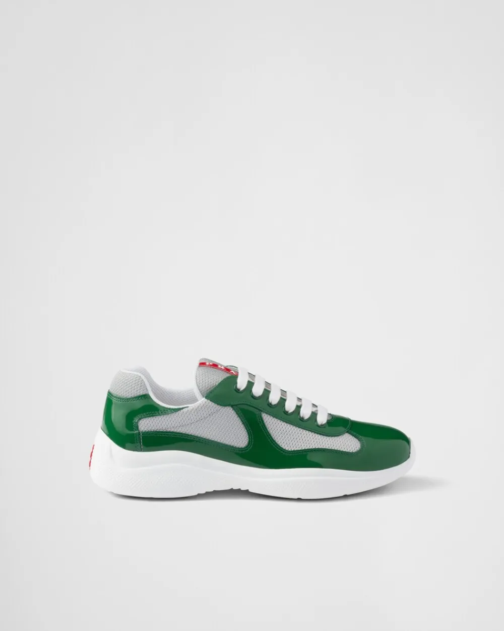 Hombre Prada ZAPATOS|ZAPATILLAS DEPORTIVAS^Zapatillas America's Cup De Charol Y Tejido Técnico