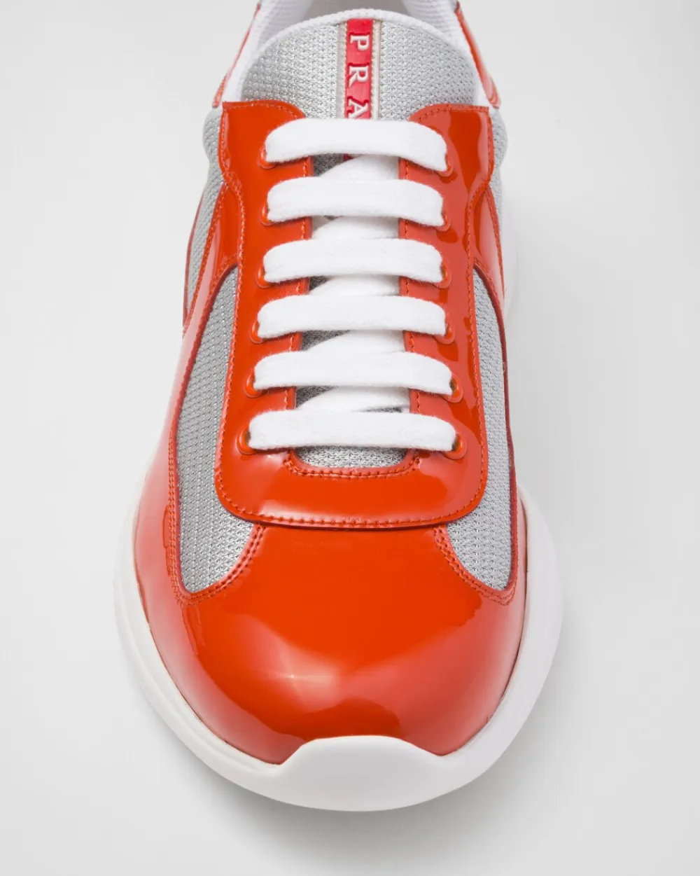 Hombre Prada ZAPATOS|ZAPATILLAS DEPORTIVAS^Zapatillas America's Cup De Charol Y Tejido Técnico