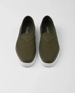 Hombre Prada COLECCIÓN MASCULINA|MOCASINES^Zapatillas Sin Cordones De Re-nylon