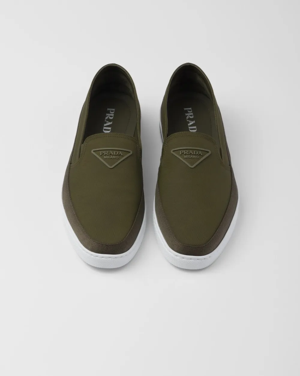 Hombre Prada COLECCIÓN MASCULINA|MOCASINES^Zapatillas Sin Cordones De Re-nylon