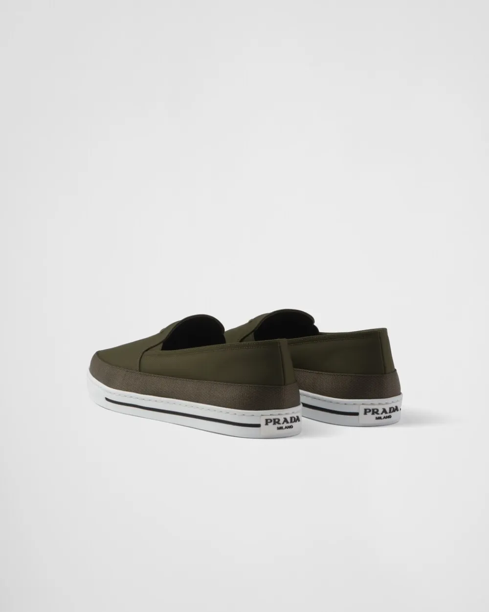 Hombre Prada COLECCIÓN MASCULINA|MOCASINES^Zapatillas Sin Cordones De Re-nylon