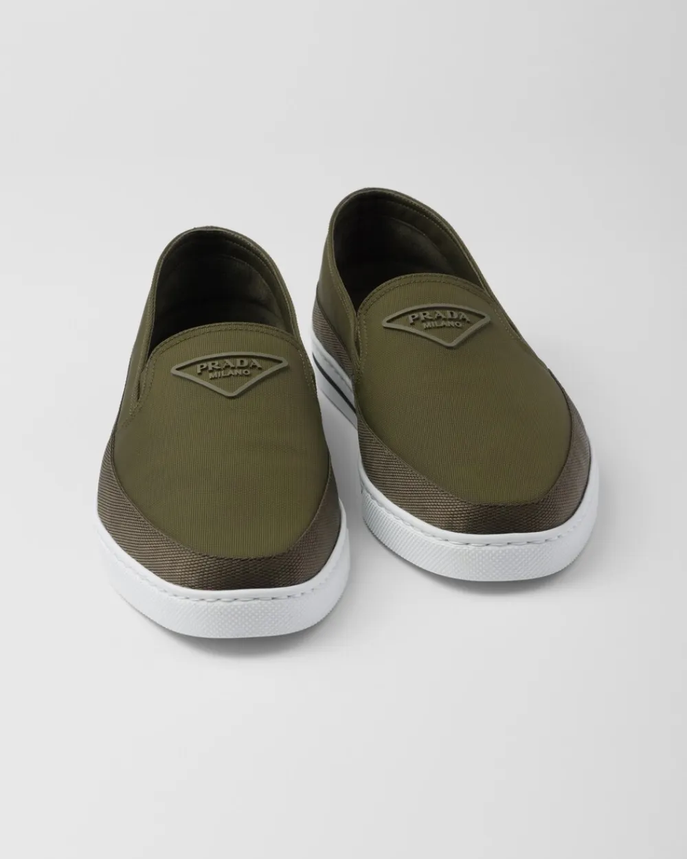Hombre Prada COLECCIÓN MASCULINA|MOCASINES^Zapatillas Sin Cordones De Re-nylon