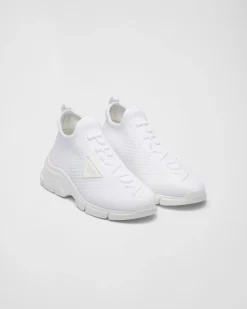Mujer Prada ZAPATILLAS DEPORTIVAS^Zapatillas Tipo Calcetín De Punto